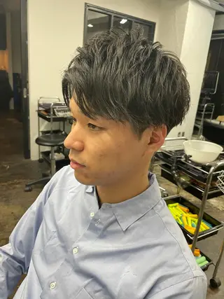 ショート メンズ メンズパーマ メンズ特化ryoのヘアスタイル