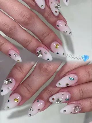 ネイル 🩶韓国/ワンホン myu🩶のネイルデザイン