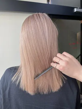 ロング カラー 似合わせハイトーン 🍯ayumi🍯のヘアスタイル