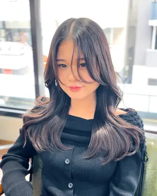ロング 韓国ヘア特化型美容師 MITSUI🇰🇷のヘアスタイル