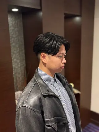 セミロング メンズ 藤原 航のヘアスタイル