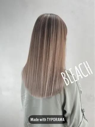 ミディアム カラー 💎小顔前髪&髪質 改善カラー💎片桐のヘアスタイル