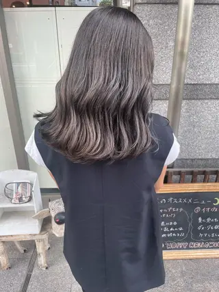 セミロング カラー 高橋 みく/ minim 暖色のヘアスタイル