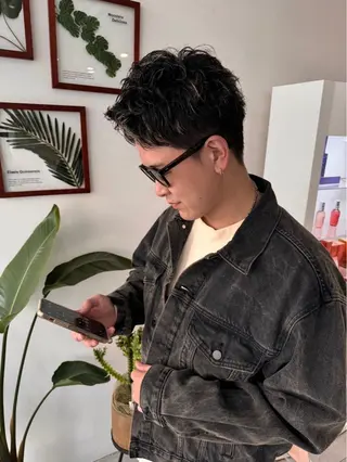 メンズ elf 麻由奈のヘアスタイル