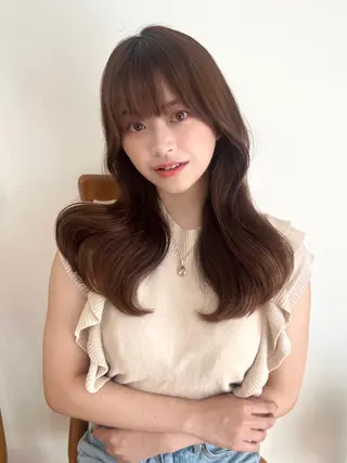 ロング 🧊🪞透明感カラー himeのヘアスタイル