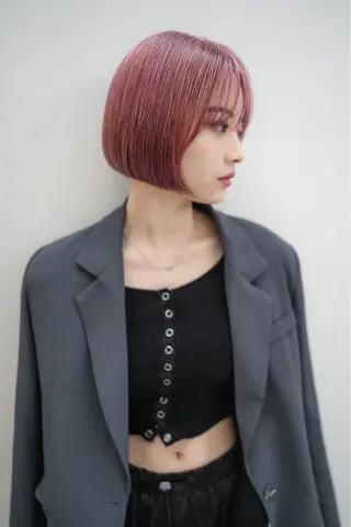 ショート カラー 似合わせカット🫧 /パーマRINAのヘアスタイル