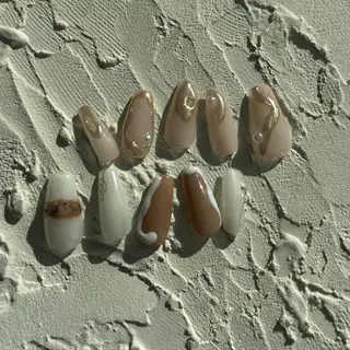 ネイル ⭐︎休業中の練習⭐︎ JNA認定講師髙橋のネイルデザイン