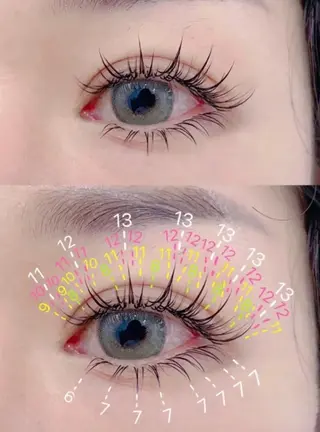 マツエク・マツパ 🌹ブリランテ🌹 大人気店のマツエク・マツパデザイン