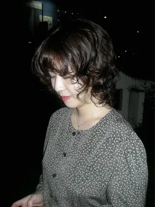 ミディアム パーマ Hair vita所属・Hair vita Namiのヘアスタイル