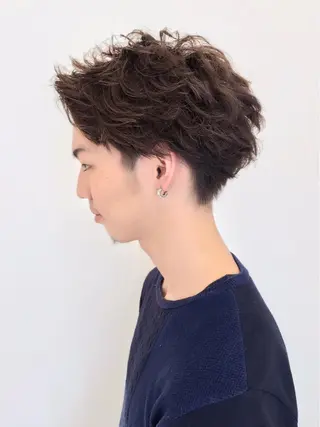 メンズ 透明感カラー 金村真子のヘアスタイル