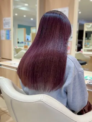 ロング カラー 神谷 仁のヘアスタイル