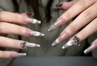 ネイル By moonネイル 🌷ワンホン/韓国風のネイルデザイン