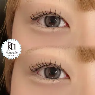 マツエク・マツパ Kamie-uni wakoのマツエク・マツパデザイン