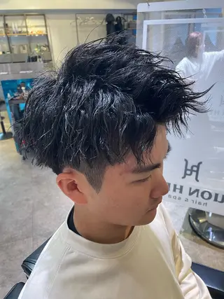 メンズ QUONHEAL谷町店所属・スガワラ レオのヘアスタイル