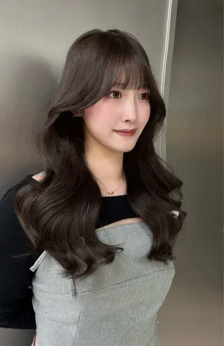 ロング カラー 堤 翔平のヘアスタイル