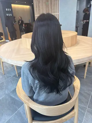 ロング カラー Ella所属・nana【艶髪】/ レイヤー/縮毛矯正のヘアスタイル