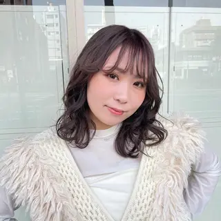ミディアム カラー あ あのヘアスタイル