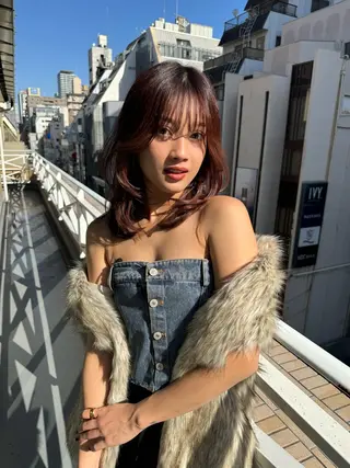 ミディアム 韓国 / 中国ヘア 🦋Noniのヘアスタイル