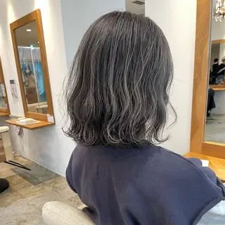 セミロング バレイヤージュモデル 小林匠❤️‍🔥のヘアスタイル