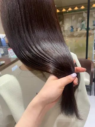 ロング カラー ヘアアレンジ 近藤千翔🩵 髪質改善Periodのエステ・リラクイメージ