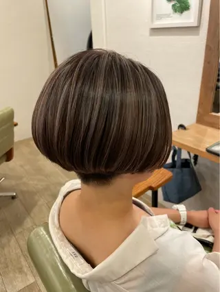 ショート カラー 池袋/艶カラー✖️ ☘️DEMURAのヘアスタイル