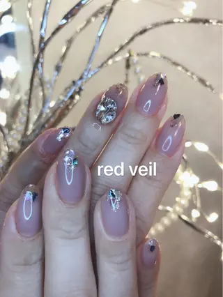 ミディアム ネイル 長さ出し専門 nynaのネイルデザイン