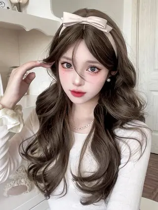 カラー 🤍ふんわりアイドル カラー🎀Rio🪽のヘアスタイル