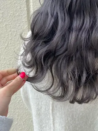 セミロング カラー Hair　space Rizm　green所属・sayumi 🍒のヘアスタイル