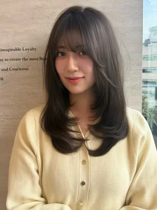 カラー 本場韓国ヘア特化 아이비/Aibiのヘアスタイル