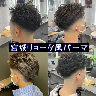 パーマ メンズ Le'a所属・渋谷/フェード/ 國分 翔のヘアスタイル