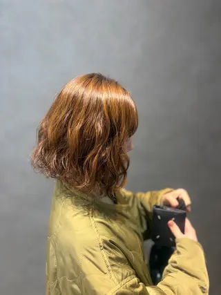 ミディアム パーマ mahiro/ パーマ/メンズのヘアスタイル