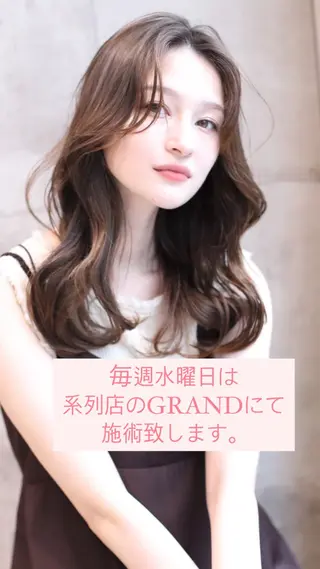 セミロング カラー ショートボブ/ 無料カット/荒砂のヘアスタイル