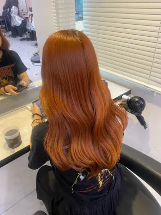 ロング カラー 透明感ベージュカラー 🪞上野🪞AIのヘアスタイル