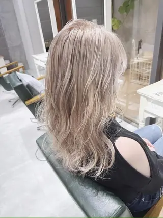 カラー ロング モテ髪透明感❤️ デイズヘアカラーのヘアスタイル