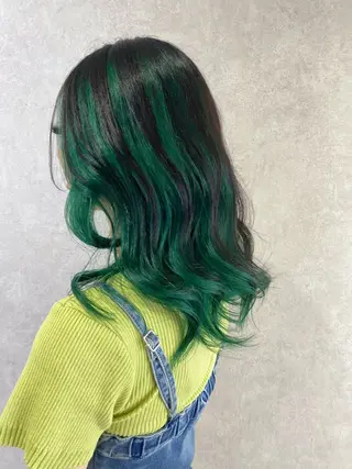 ミディアム カラー Bish Yanaのヘアスタイル