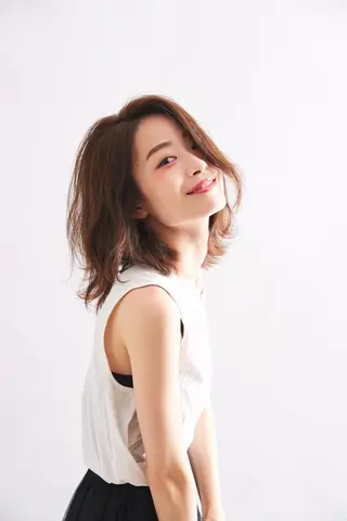 ミディアム カラー パーマ ヘアアレンジ メンズ キッズ ネイル マツエク・マツパ アティリー 西梅田のヘアスタイル