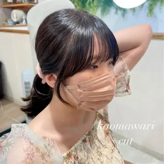 ミディアム レイヤー/顔まわり /亀戸錦糸町/なつきのヘアスタイル