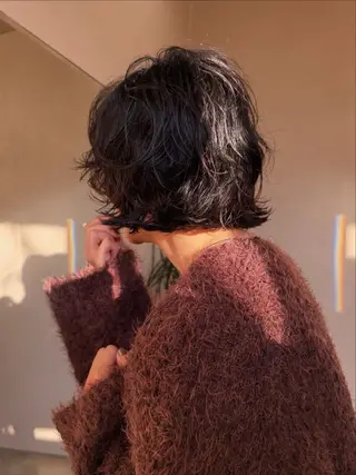 ショート YUUKI/ボブ パーマ.ウルフのヘアスタイル