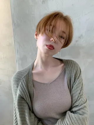 ショート カラー 🉐レイヤー/塩見 弘樹🉐渋谷のヘアスタイル