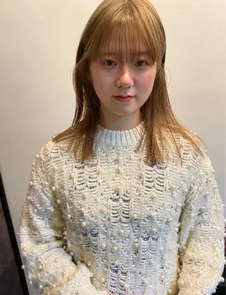 ミディアム カラー ヘアアレンジ 広島/ボブ/レイヤー 🌿‬wakabaのヘアスタイル