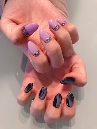 セミロング ネイル ☺︎山部 志麻☺︎のネイルデザイン