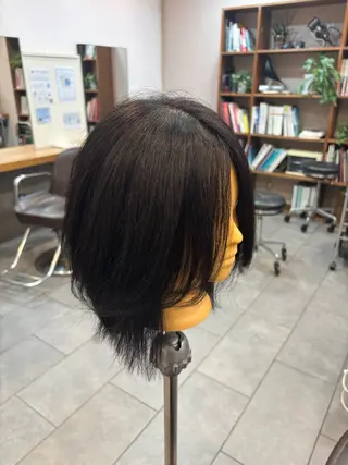 ミディアム 増田 枝里子のヘアスタイル