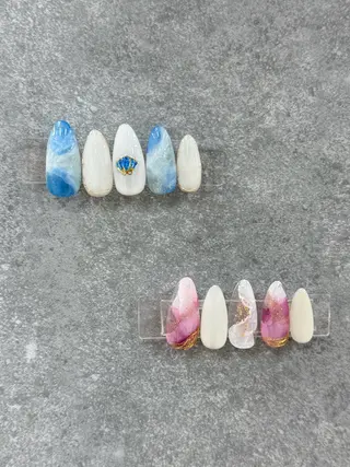 ネイル Agate miku🎀‧₊のネイルデザイン