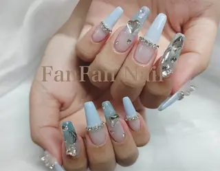 ネイル FanFan 長さ出し専門のネイルデザイン