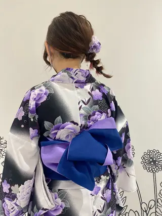 ヘアアレンジ ベージュ/アレンジ /横浜/杉本千夏のヘアスタイル