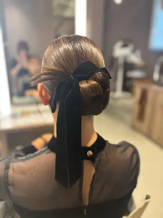 セミロング ヘアアレンジ Iris by artina 武蔵小杉店【イリス バイ アルティナ】所属・🎼レイヤー/顔周り カット/nene♬のヘアスタイル