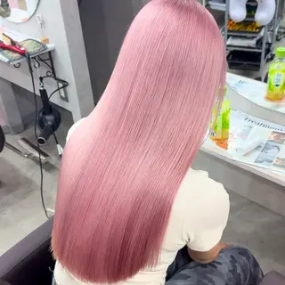 カラー ピンク率90%🎀× 肌映えカラー小川新大のヘアスタイル