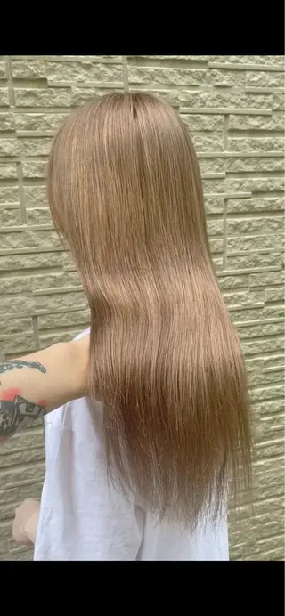 ロング カラー 韓国レイヤー透明感 カラーヨウスケのヘアスタイル