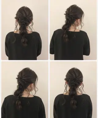 ミディアム due hair 京都駅前店 MILBON オージュア認定サロン【デューヘアー】所属・ハイトーンブリーチ 土坂　由志【京都】のヘアスタイル