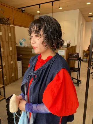 ショート パーマ パーマ指名No1 /namiのヘアスタイル